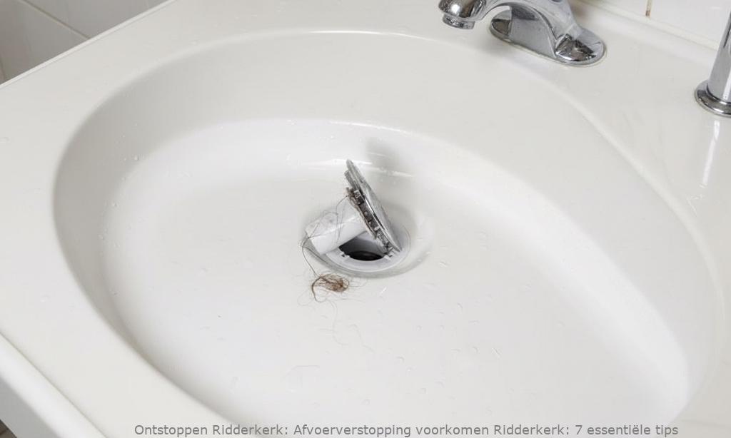 Afvoerverstopping voorkomen Ridderkerk: 7 essentiële tips
