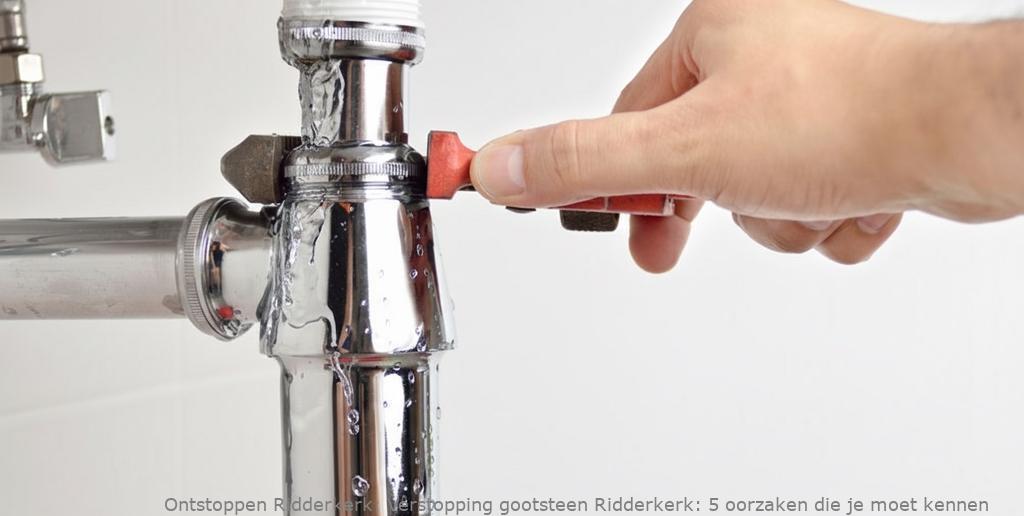 Verstopping gootsteen Ridderkerk: 5 oorzaken die je moet kennen