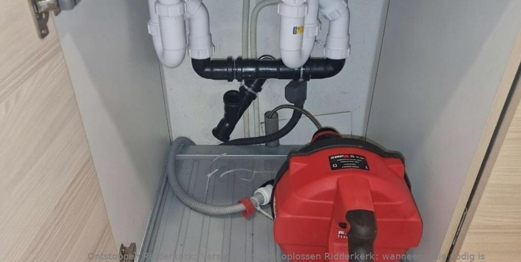 Verstopping riool oplossen Ridderkerk: wanneer actie nodig is