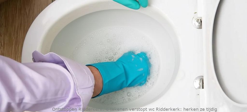 6 tekenen verstopt wc Ridderkerk: herken ze tijdig