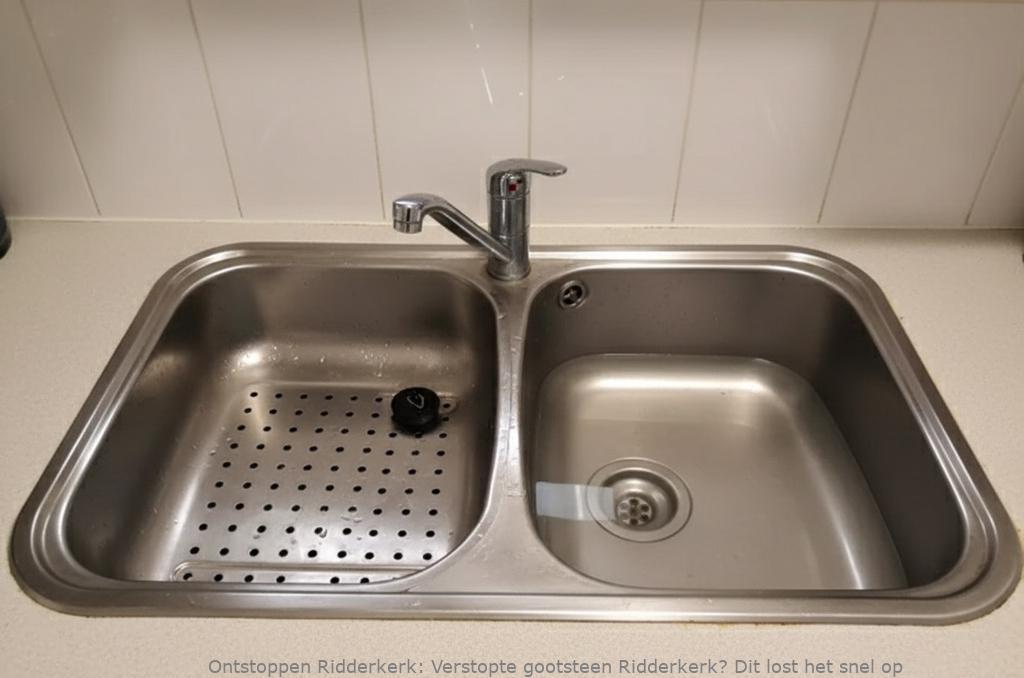Verstopte gootsteen Ridderkerk? Dit lost het snel op